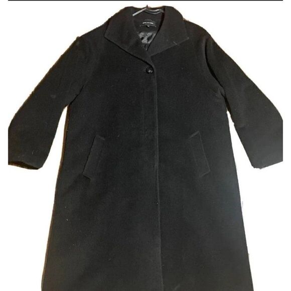 Vintage Jones New York Oversized Wool Alpaca Long Jacket 2XL - Picture 1 of 6